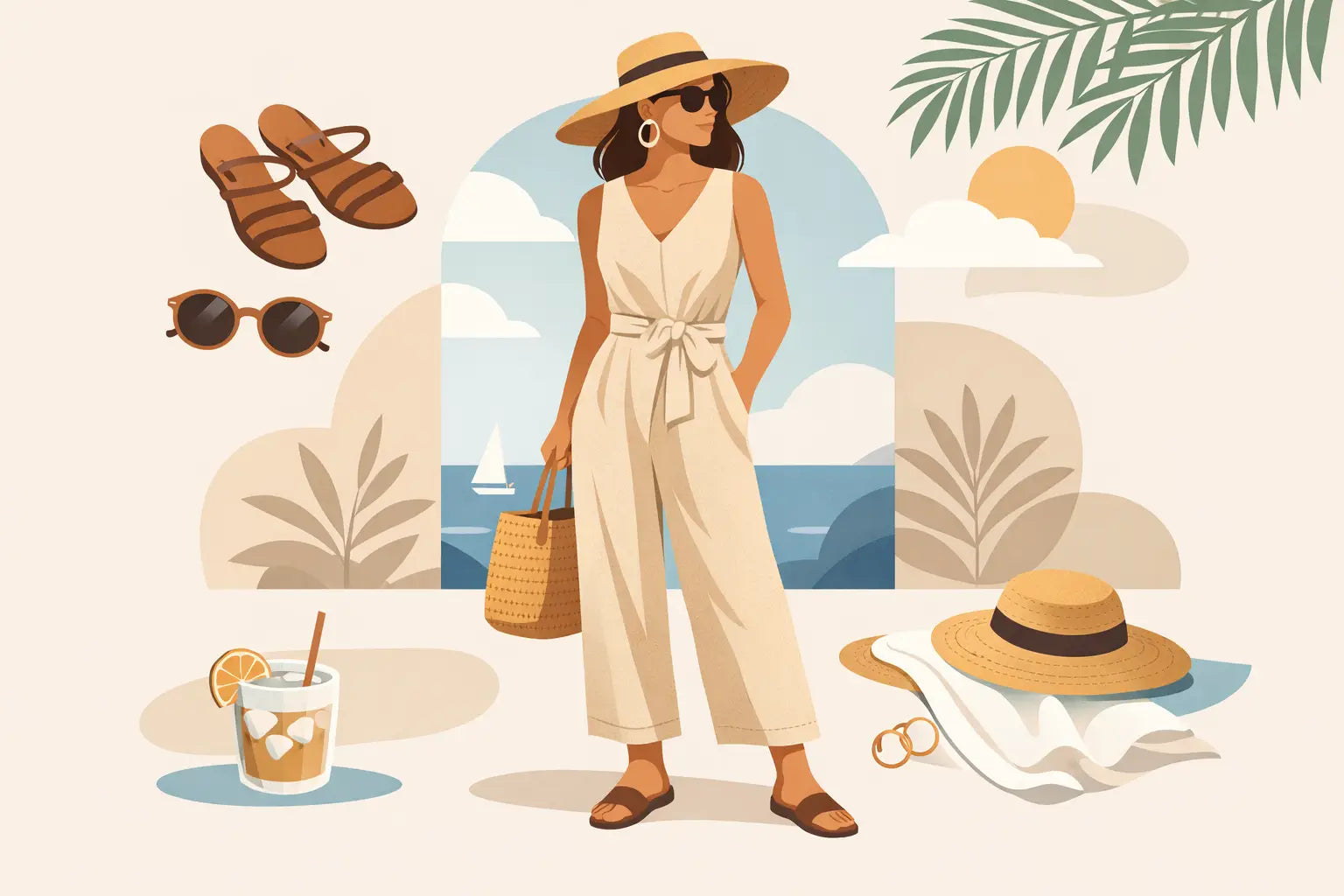 How to Wear a Linen Jumpsuit for Summer