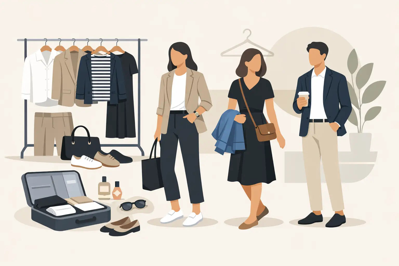 An Example of Capsule Wardrobe Outfits That Work