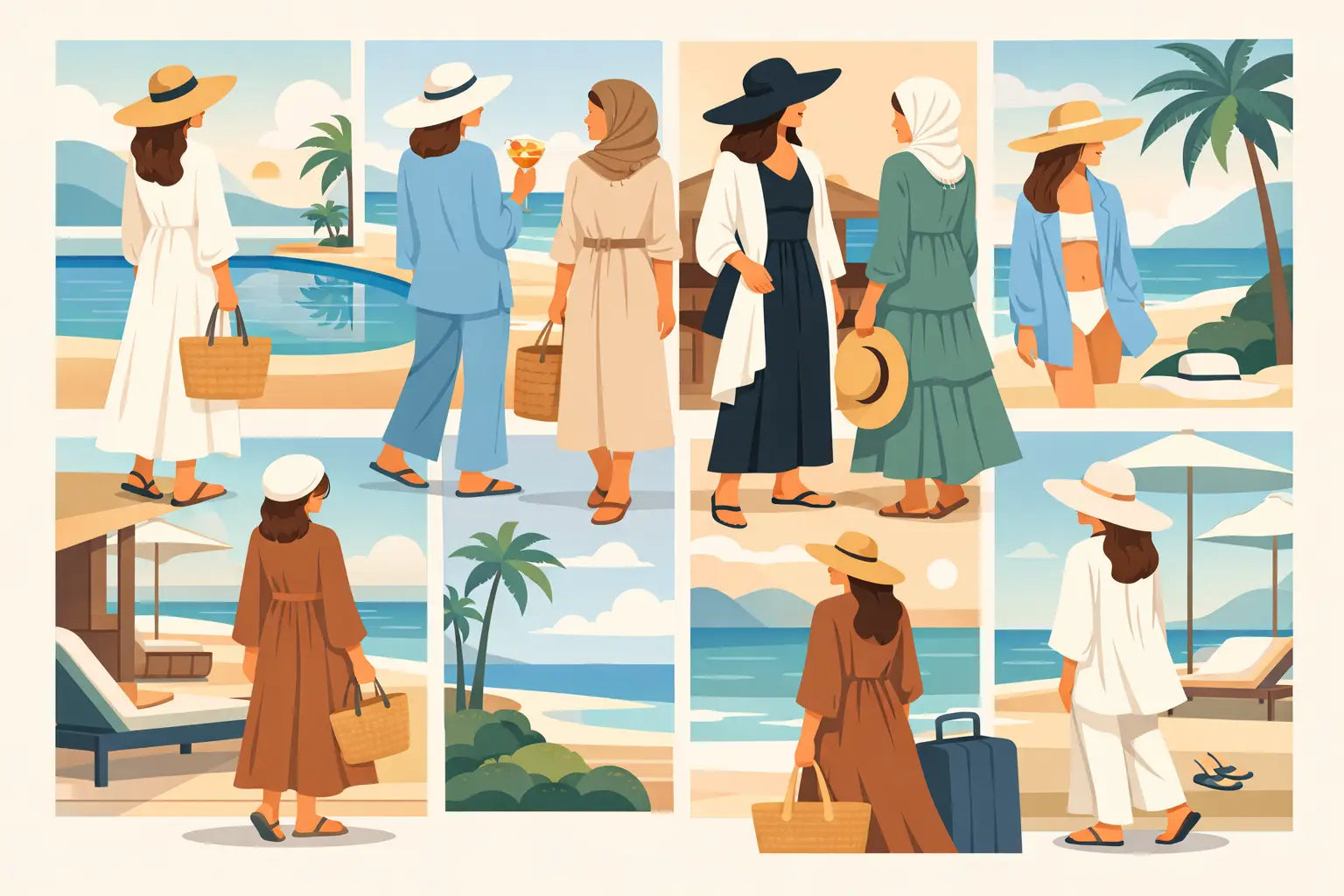 8 Modest Resort Wear Outfits to Pack Now