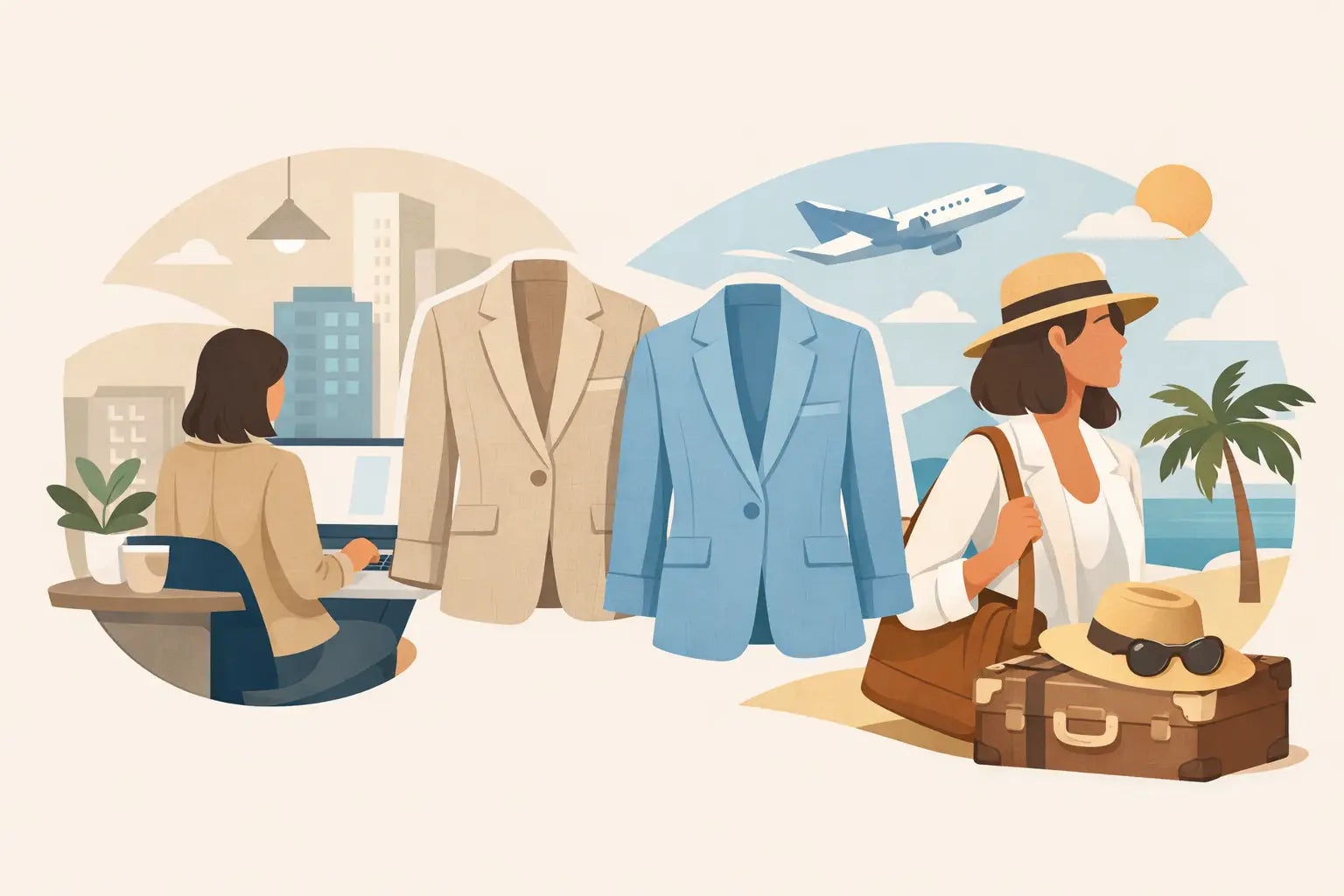 Linen Blazers for Work, Travel, and Summer
