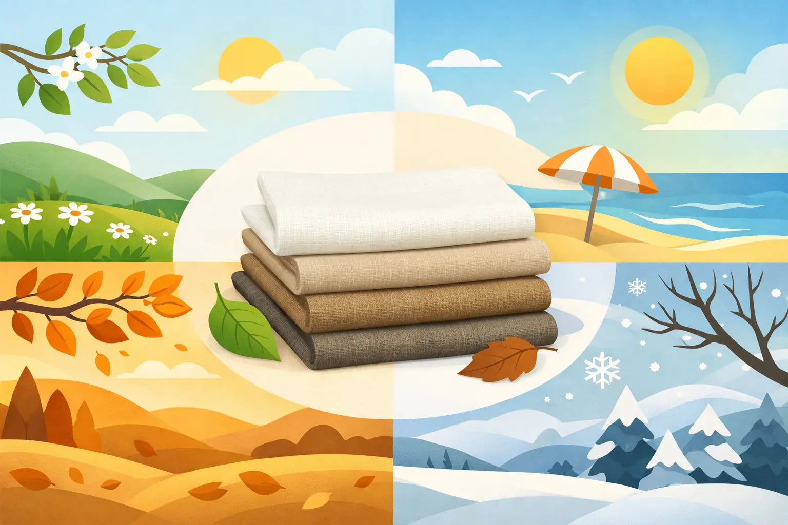 How to Choose Linen Weight for Any Season