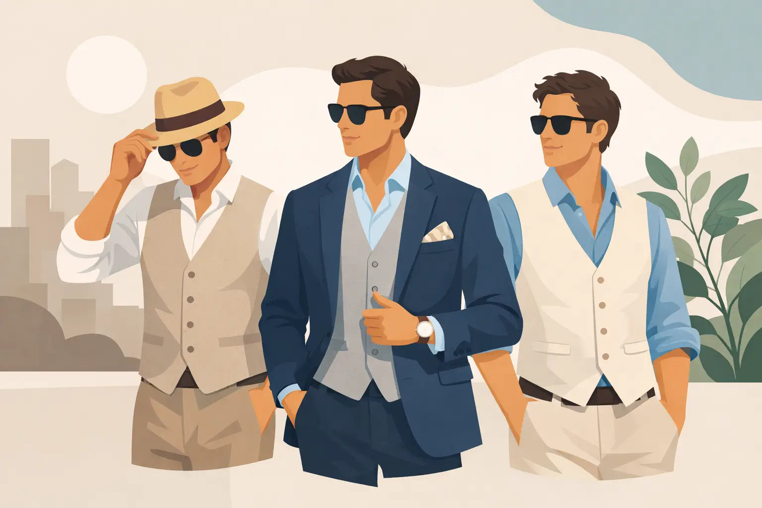 How to Wear Linen Waistcoats Well
