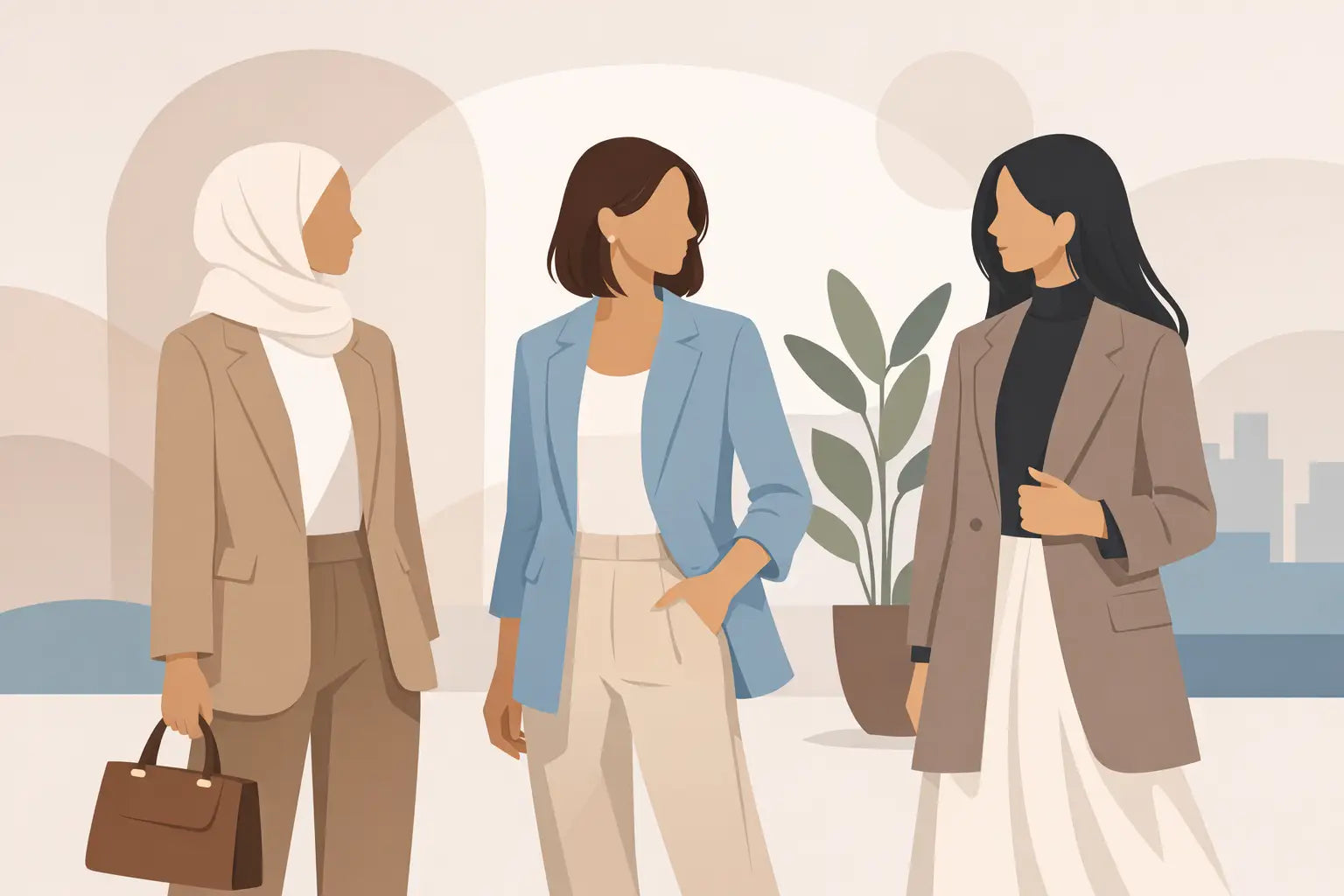 How to Style Modest Blazers With Ease