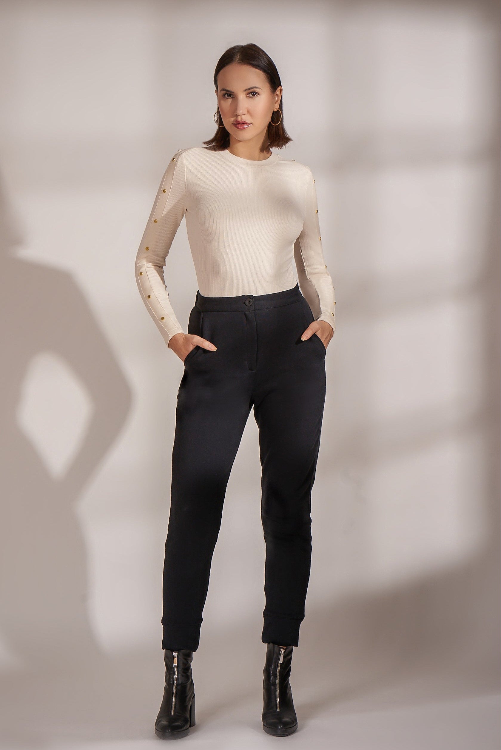 WHISPER WHITE,ribbed top, ribbed long sleeve top, long sleeve tops, womens long sleeve tops, casual tops for women