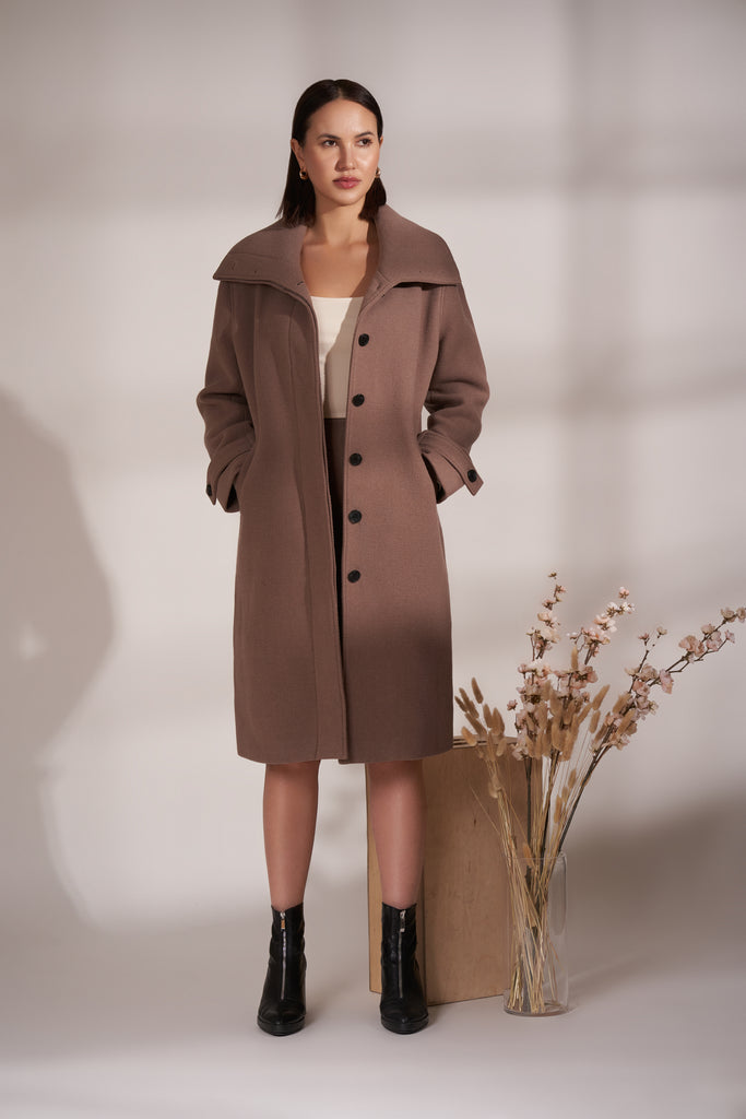 TAUPE,fall coats for women, womens fall coats, brown coat, brown coat women, warm coats for women