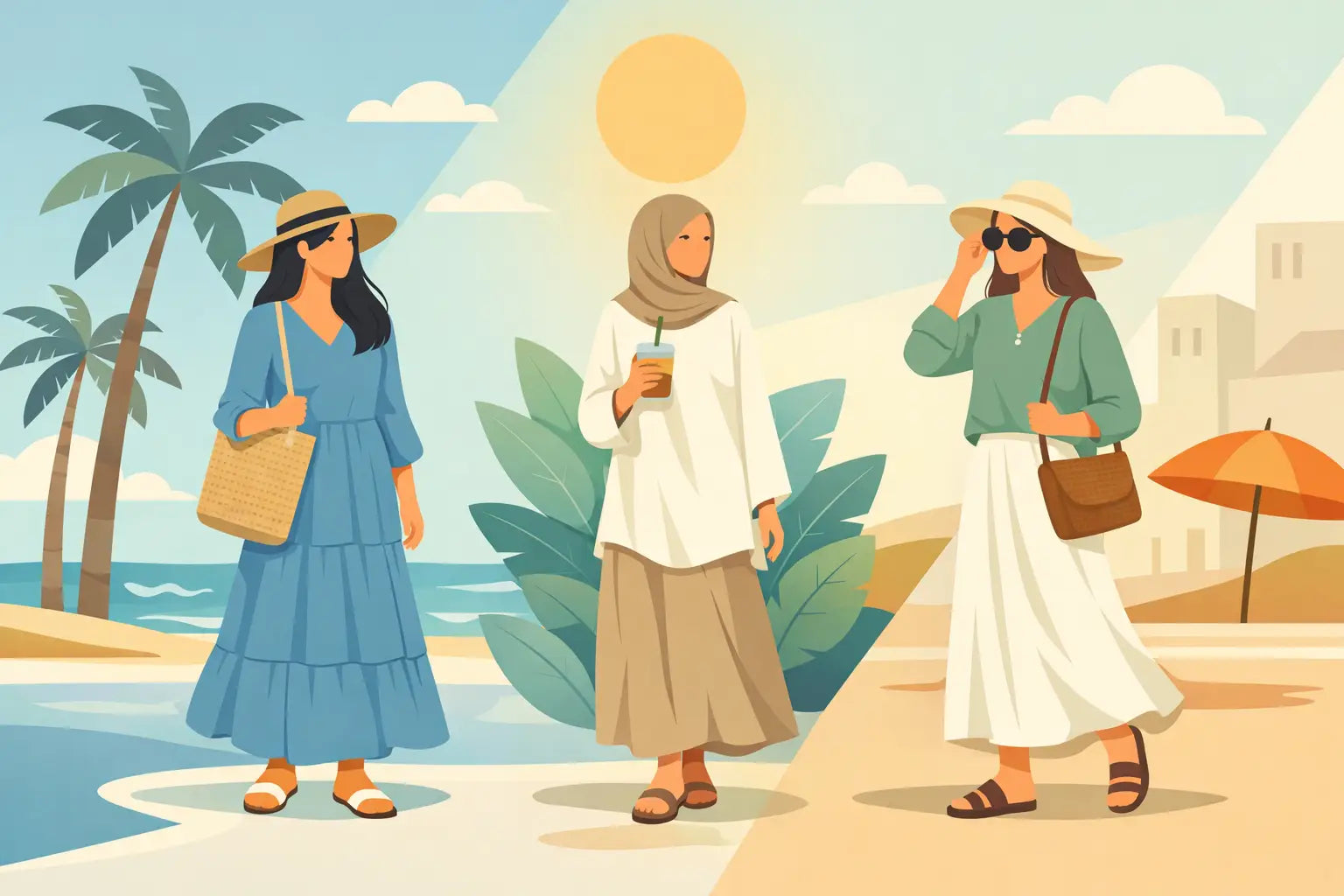 9 Modest Summer Outfits That Stay Cool