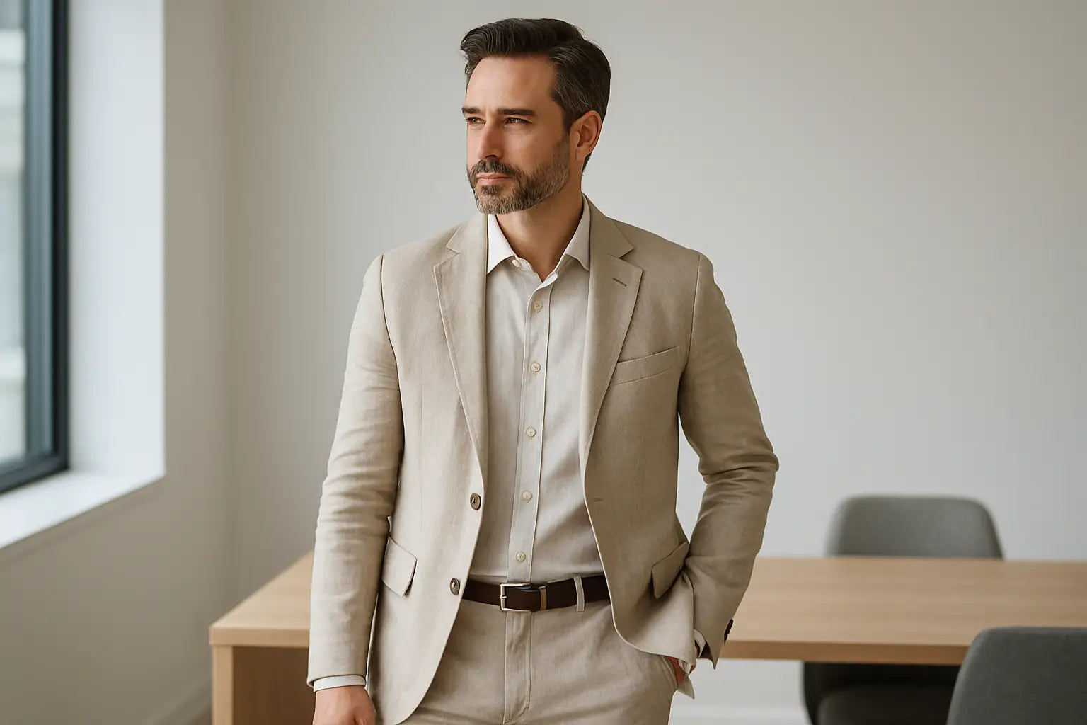Breathable Linen Work Outfits That Look Sharp