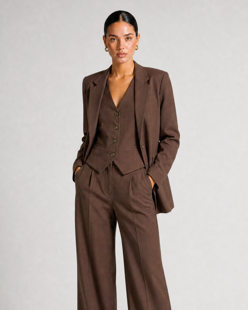 SINGLE BREASTED LINEN BLAZER